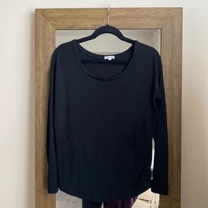 VS Pink Black Super Soft Long Sleeve Tee
